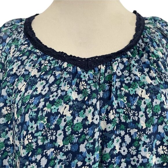 Westport Size 2X  Top Blouse Cold Shoulder Floral Boho Plus Size - Picture 2 of 9